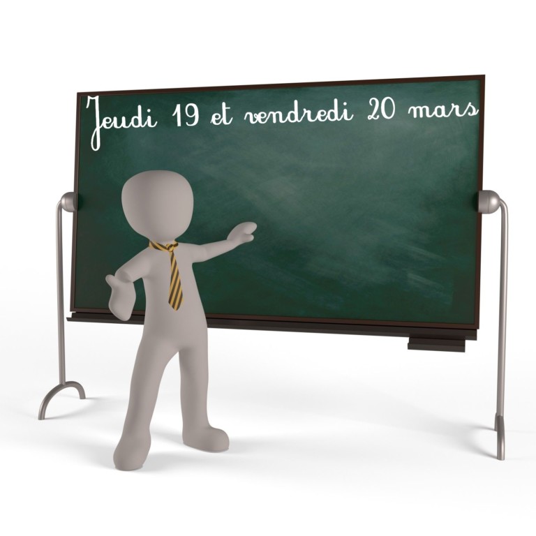 Proposition de travail pour le jeudi 19 et le vendredi 20 mars 2020